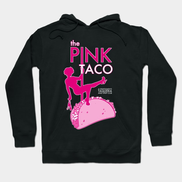 The Pink Taco Hoodie by zombieroomie